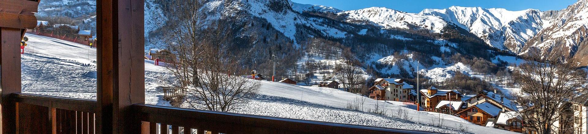 Urlaub in den Bergen 4-Zimmer-Appartment für 8 Personen (A05) - Les Chalets du Gypse - Saint Martin de Belleville - Terrasse