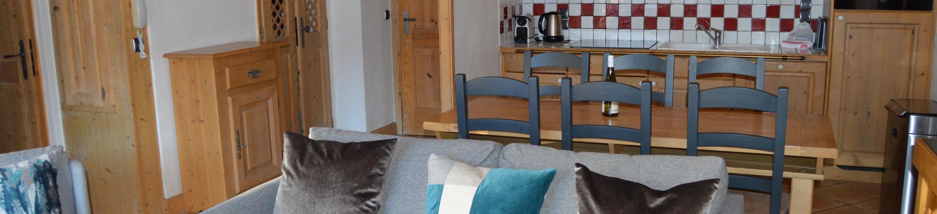 Urlaub in den Bergen 4-Zimmer-Appartment für 8 Personen (C10) - Les Chalets du Gypse - Saint Martin de Belleville - Wohnzimmer