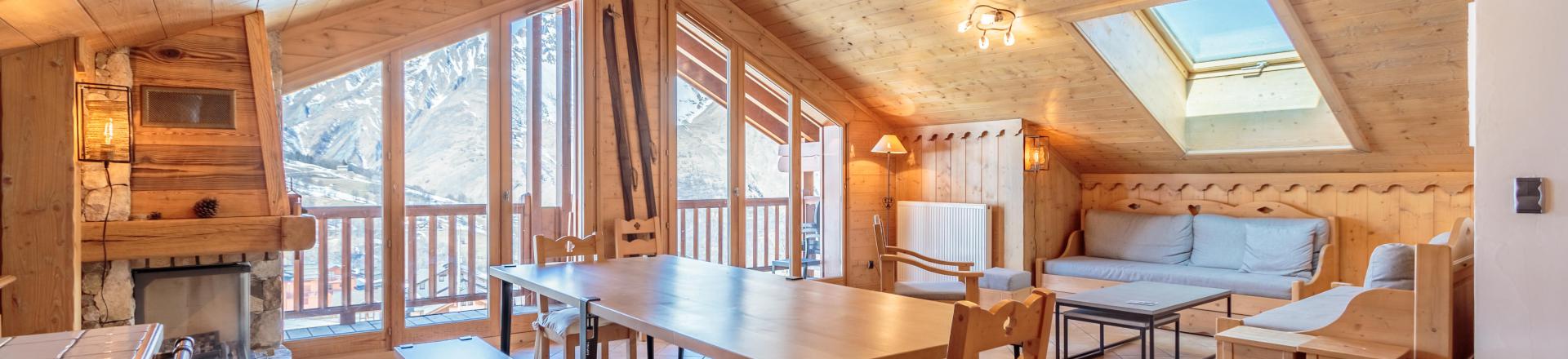 Urlaub in den Bergen 4-Zimmer-Appartment für 8 Personen (C11) - Les Chalets du Gypse - Saint Martin de Belleville - Wohnzimmer