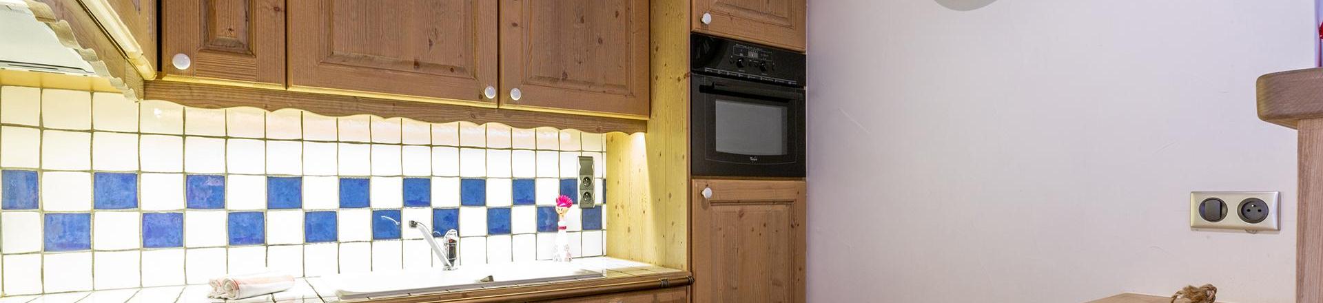 Holiday in mountain resort 5 room apartment 10 people (A09) - Les Chalets du Gypse - Saint Martin de Belleville - Kitchen