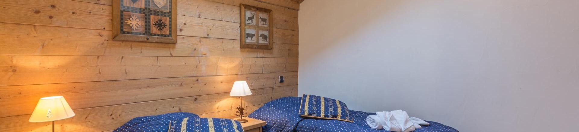 Urlaub in den Bergen 5-Zimmer-Appartment für 10 Personen (C15) - Les Chalets du Gypse - Saint Martin de Belleville - Schlafzimmer