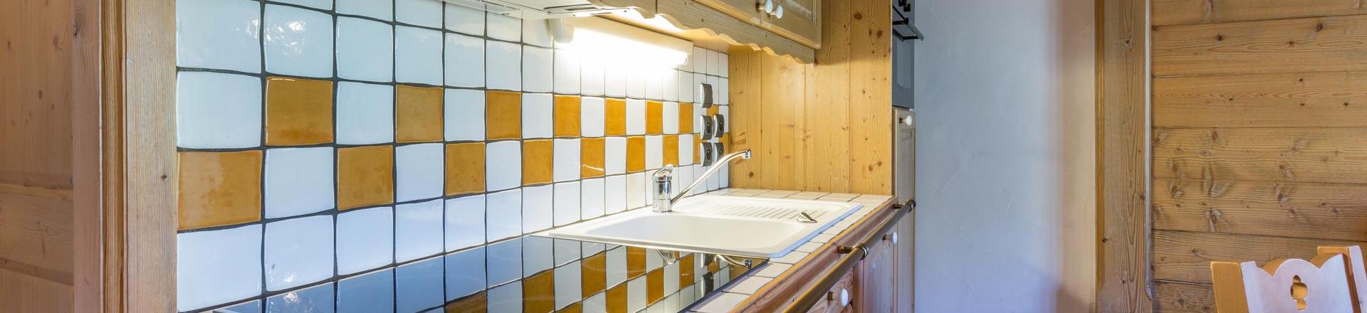 Vacaciones en montaña Apartamento 3 piezas para 6 personas (A04) - Les Chalets du Gypse - Saint Martin de Belleville - Kitchenette