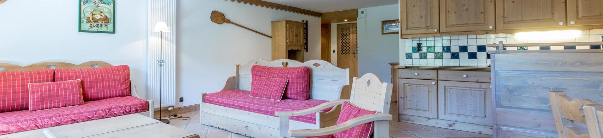 Vacanze in montagna Appartamento 3 stanze con cabina per 8 persone (C08) - Les Chalets du Gypse - Saint Martin de Belleville - Soggiorno