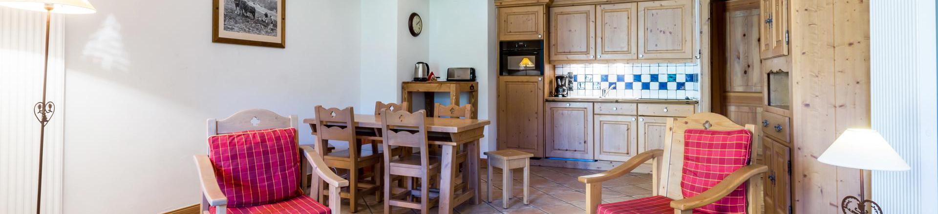 Vacanze in montagna Appartamento 3 stanze per 6 persone (C04) - Les Chalets du Gypse - Saint Martin de Belleville - Soggiorno