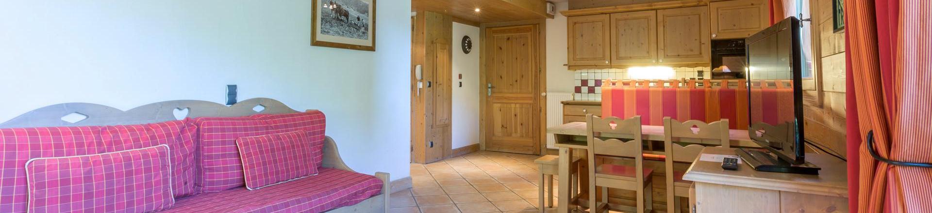 Vacanze in montagna Appartamento 3 stanze per 6 persone (C07) - Les Chalets du Gypse - Saint Martin de Belleville - Soggiorno