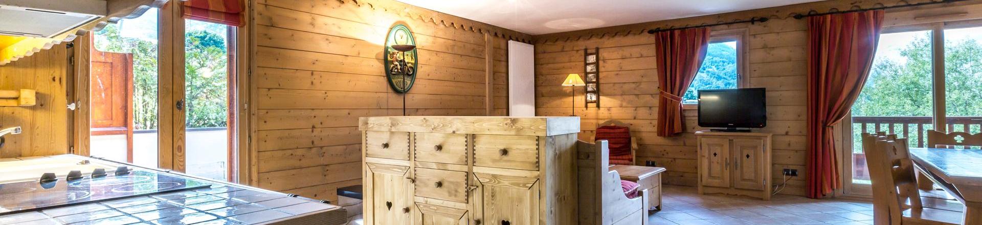 Vacanze in montagna Appartamento 4 stanze per 8 persone (B02) - Les Chalets du Gypse - Saint Martin de Belleville - Soggiorno