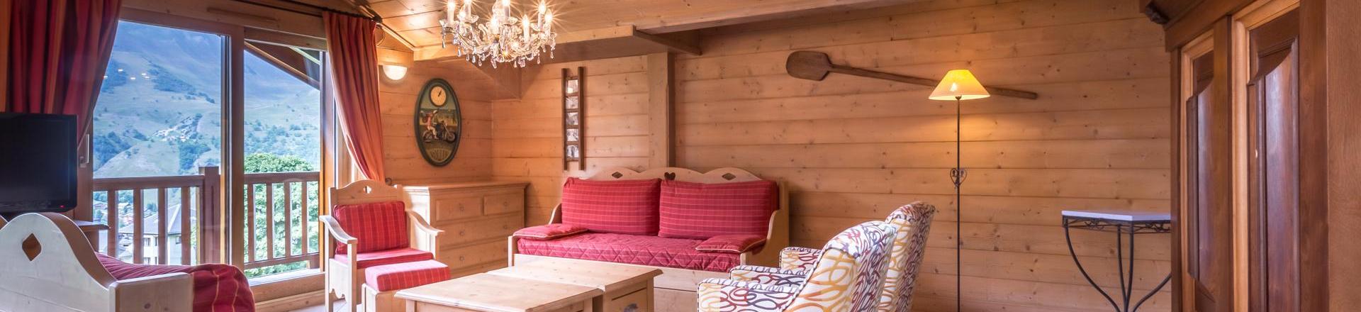 Vacanze in montagna Appartamento 4 stanze per 8 persone (B03) - Les Chalets du Gypse - Saint Martin de Belleville - Soggiorno