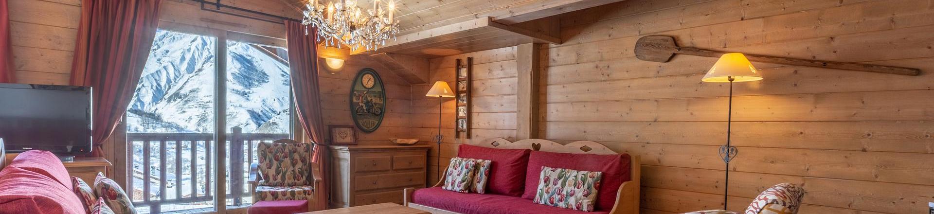 Vacanze in montagna Appartamento 4 stanze per 8 persone (B03) - Les Chalets du Gypse - Saint Martin de Belleville - Soggiorno