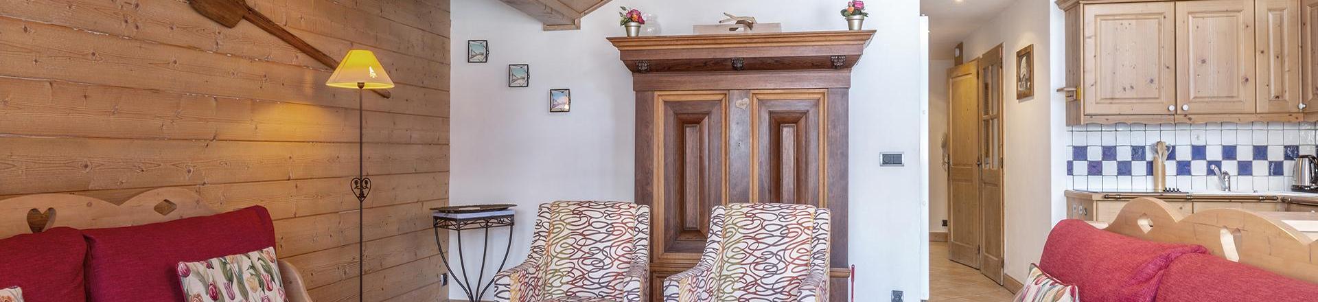 Vacanze in montagna Appartamento 4 stanze per 8 persone (B03) - Les Chalets du Gypse - Saint Martin de Belleville - Soggiorno