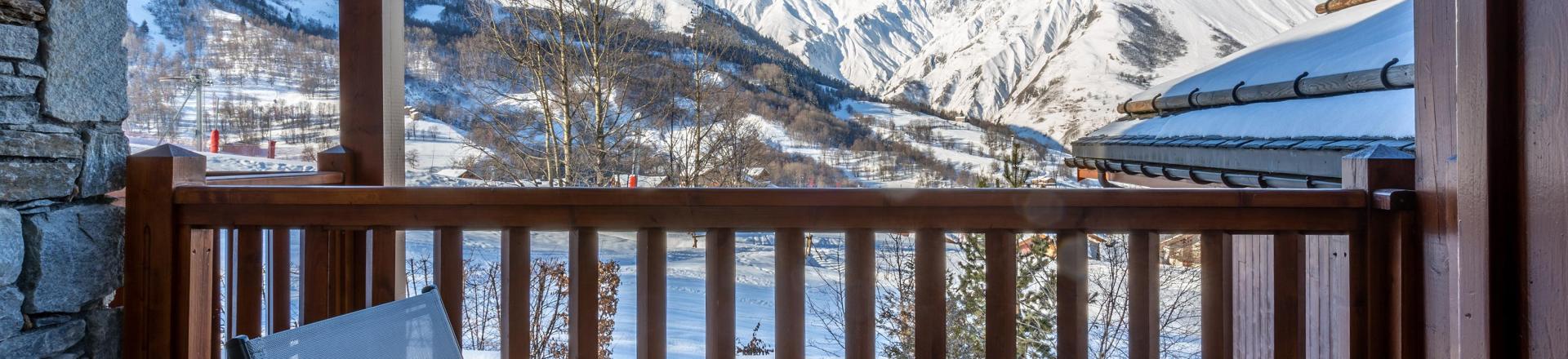 Vacanze in montagna Appartamento 4 stanze per 8 persone (C02) - Les Chalets du Gypse - Saint Martin de Belleville - Balcone