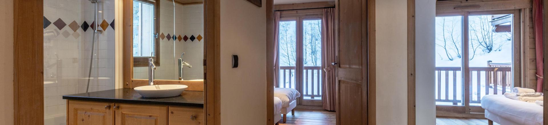 Vacanze in montagna Appartamento 4 stanze per 8 persone (C02) - Les Chalets du Gypse - Saint Martin de Belleville - Entrata