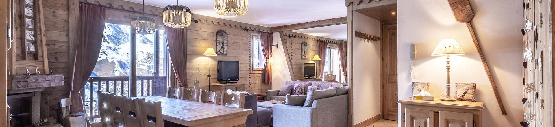 Vacanze in montagna Appartamento 5 stanze per 10 persone (A09) - Les Chalets du Gypse - Saint Martin de Belleville - Soggiorno