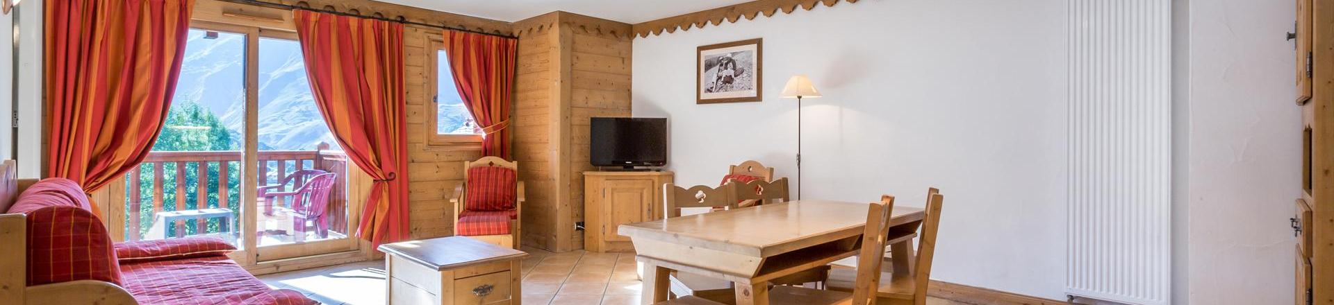 Vacances en montagne Appartement 3 pièces 6 personnes (C14) - Les Chalets du Gypse - Saint Martin de Belleville - Séjour