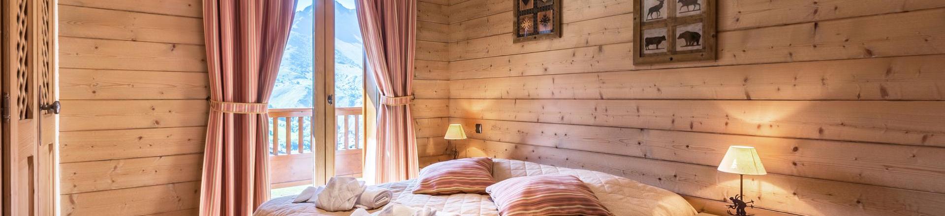 Vacances en montagne Appartement 4 pièces 8 personnes (C10) - Les Chalets du Gypse - Saint Martin de Belleville - Bow windows