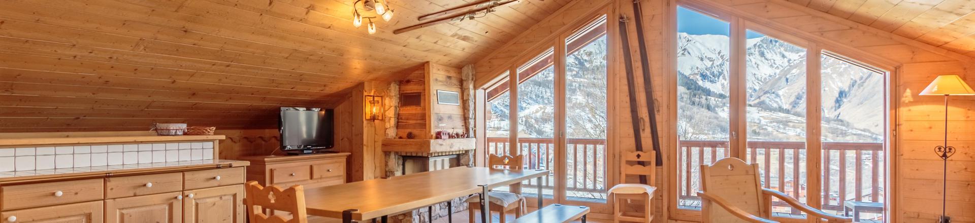 Vacances en montagne Appartement 4 pièces 8 personnes (C11) - Les Chalets du Gypse - Saint Martin de Belleville - Séjour