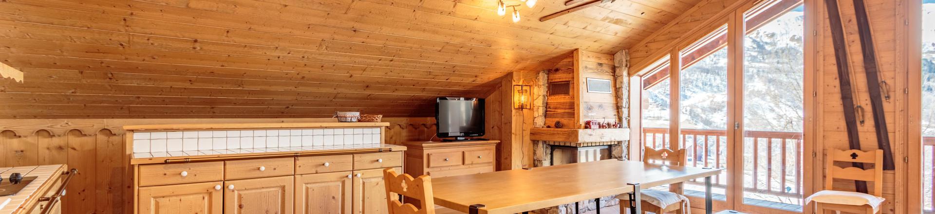 Vacances en montagne Appartement 4 pièces 8 personnes (C11) - Les Chalets du Gypse - Saint Martin de Belleville - Séjour