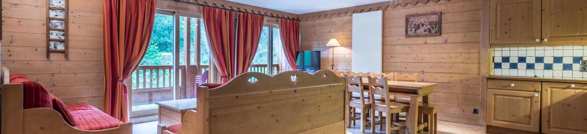 Vacances en montagne Appartement 5 pièces 10 personnes (C15) - Les Chalets du Gypse - Saint Martin de Belleville - Séjour