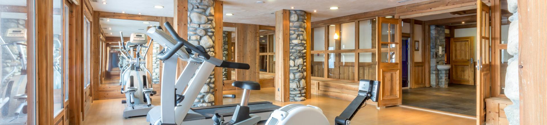 Vacances en montagne Les Chalets du Gypse - Saint Martin de Belleville - Espace fitness