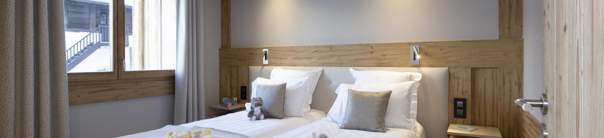 Urlaub in den Bergen 3-Zimmer-Appartment für 6 Personen (Mont Blanc) - Les Chalets Eléna - Les Houches - Schlafzimmer