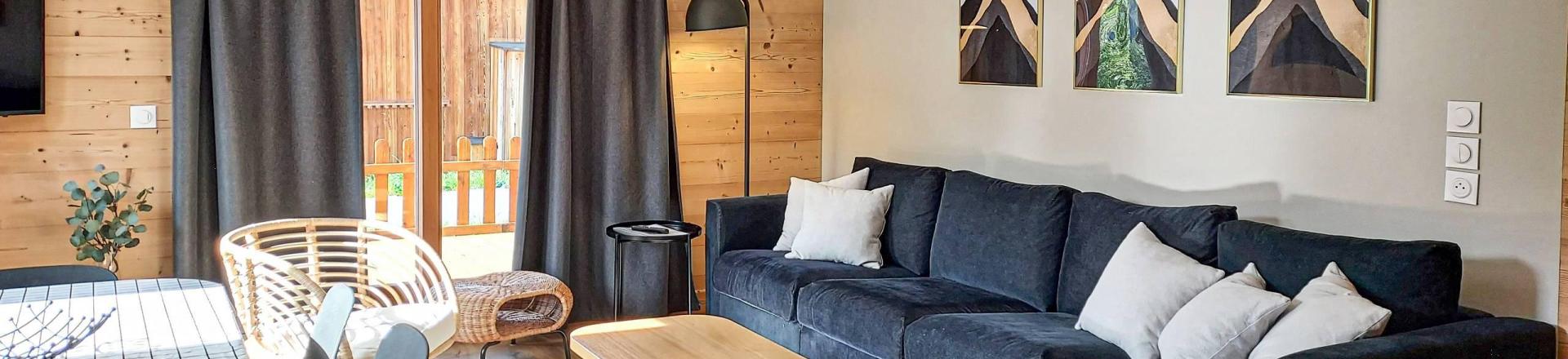 Holiday in mountain resort 4 room chalet 6 people (Magdalena) - Les Chalets Lumi - Valmorel - Accommodation