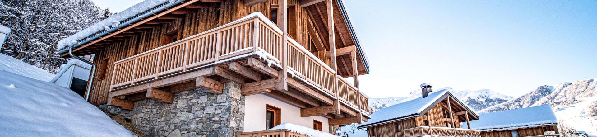 Holiday in mountain resort 4 room duplex chalet 6 people (Laurentide) - Les Chalets Lumi - Valmorel