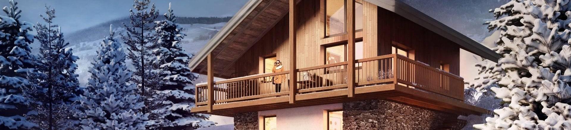 Holiday in mountain resort 4 room duplex chalet 6 people (Laurentide) - Les Chalets Lumi - Valmorel