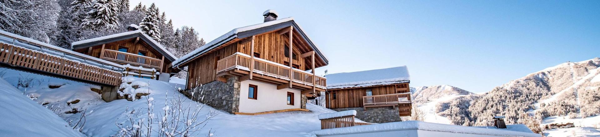 Holiday in mountain resort 5 room duplex chalet 8 people (Gaspesie) - Les Chalets Lumi - Valmorel