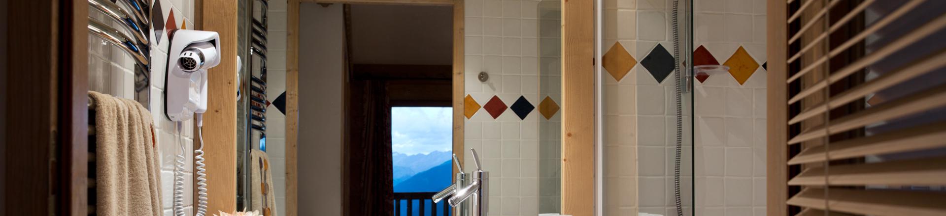 Urlaub in den Bergen Les Cimes Blanches - La Rosière - Badezimmer