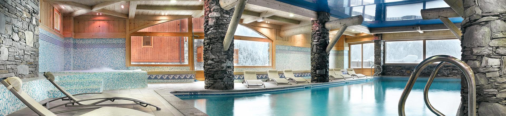 Vacances en montagne Les Fermes de Sainte Foy - Sainte Foy Tarentaise - Piscine