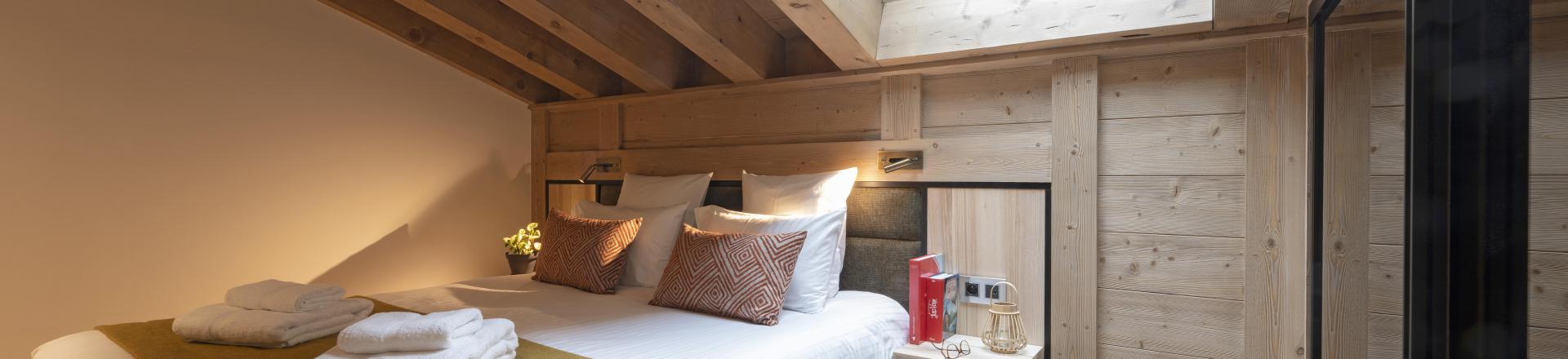 Каникулы в горах Апартаменты 4 комнат 8 чел. - Résidence Alpen Lodge - La Rosière - Комната