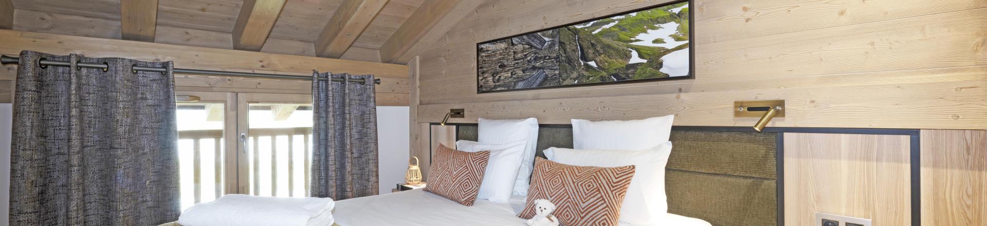 Urlaub in den Bergen 5-Zimmer-Appartment für 10 Personen - Résidence Alpen Lodge - La Rosière - Schlafzimmer