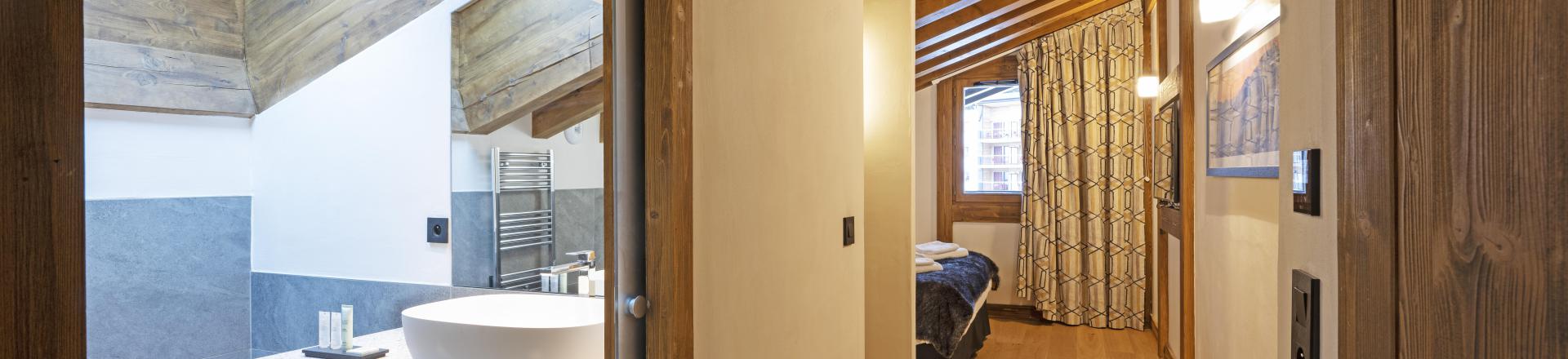 Vacances en montagne Appartement duplex 5 pièces 10 personnes - Résidence Amaya - Les Saisies - Couloir