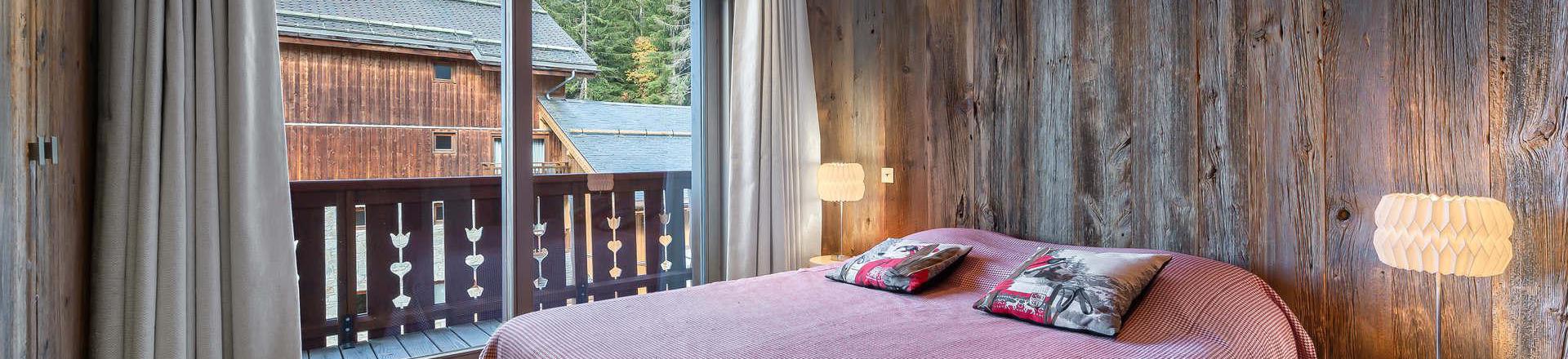 Urlaub in den Bergen 4-Zimmer-Appartment für 8 Personen (31) - Résidence Aspen Lodge & Park - Méribel - Schlafzimmer