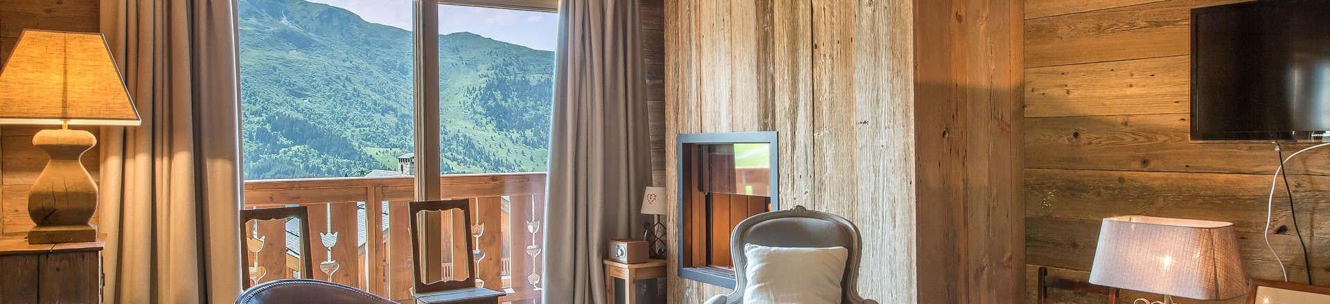 Каникулы в горах Апартаменты 5 комнат кабин 8 чел. (33) - Résidence Aspen Lodge & Park - Méribel - Салон