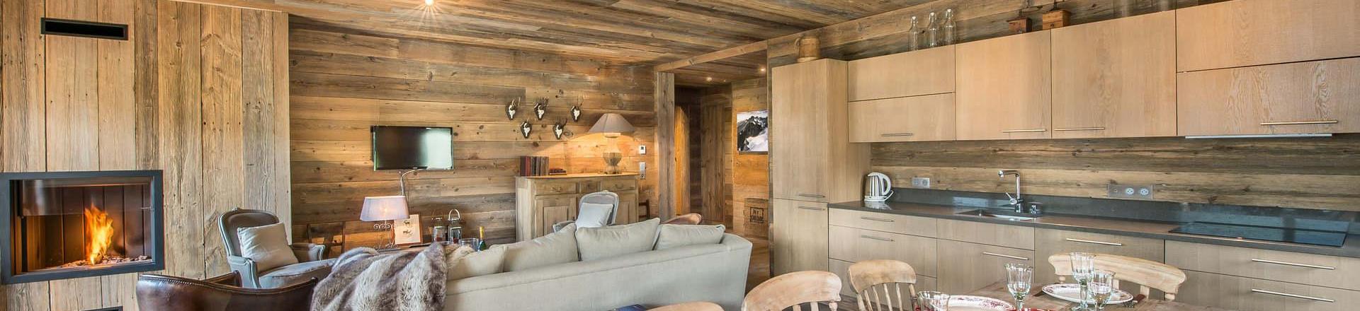 Vacances en montagne Appartement 5 pièces cabine 8 personnes (33) - Résidence Aspen Lodge & Park - Méribel - Séjour