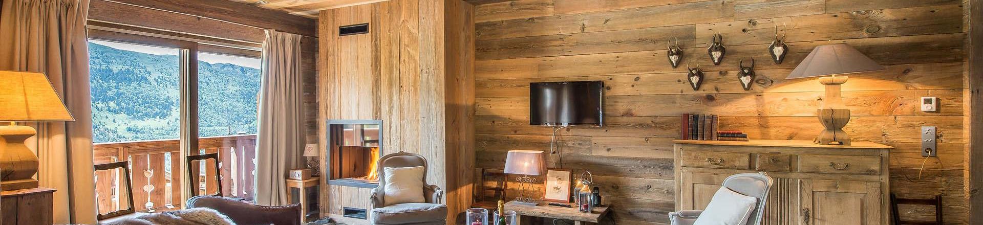 Vacances en montagne Appartement 5 pièces cabine 8 personnes (33) - Résidence Aspen Lodge & Park - Méribel - Séjour