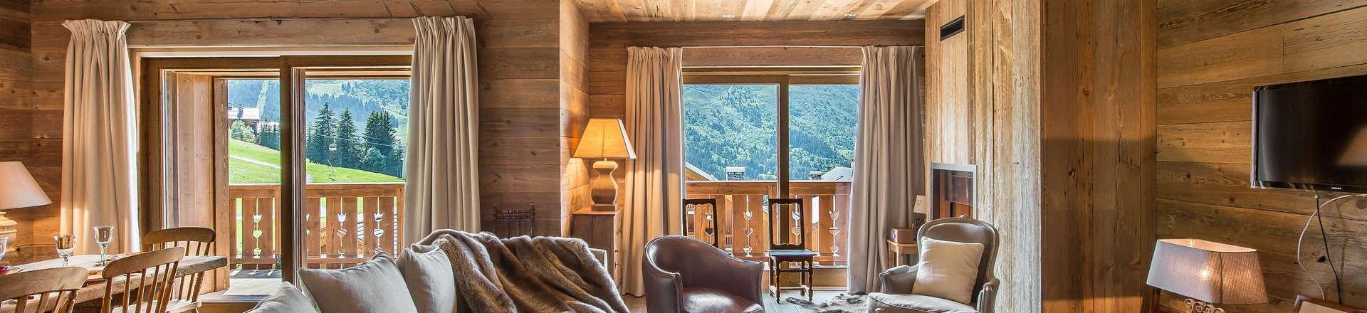 Vacances en montagne Appartement 5 pièces cabine 8 personnes (33) - Résidence Aspen Lodge & Park - Méribel - Séjour