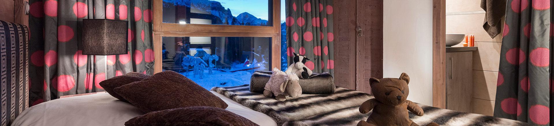 Vacances en montagne Résidence Boutique Le Centaure - Flaine - Chambre