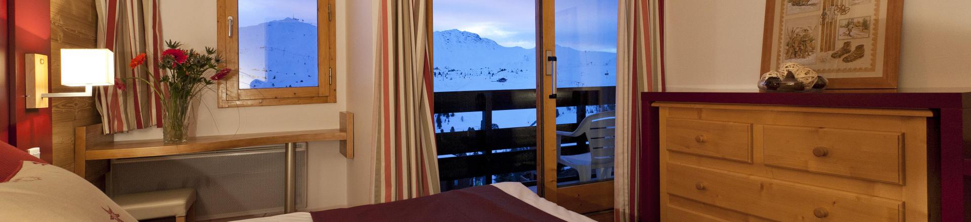 Urlaub in den Bergen Résidence Centaure - La Plagne - Schlafzimmer