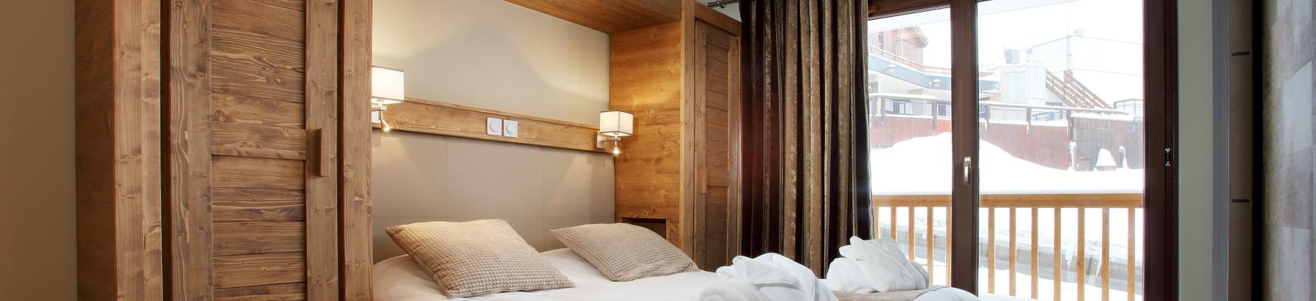 Holiday in mountain resort Résidence Chalet des Neiges la Source des Arcs - Les Arcs - Bedroom