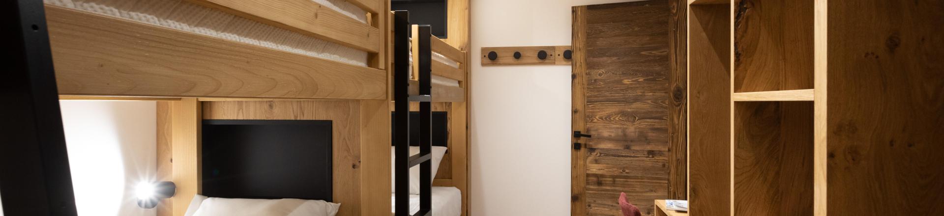 Каникулы в горах Апартаменты 6 комнат кабин 15 чел. (4) - Résidence l'Orée du Bois - La Rosière - Двухъярусные кровати