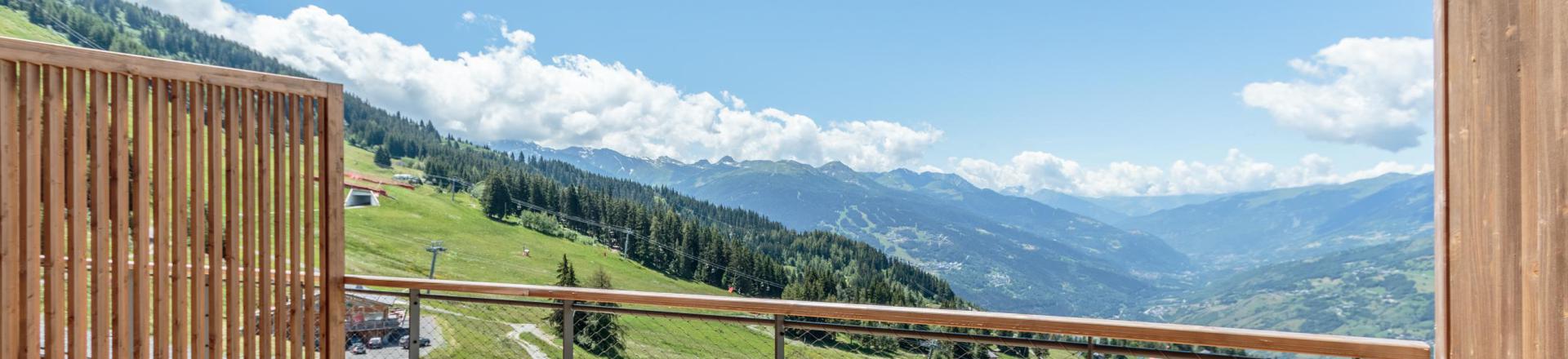 Urlaub in den Bergen 3-Zimmer-Appartment für 6 Personen (107) - Résidence le Ridge - Les Arcs - Balkon