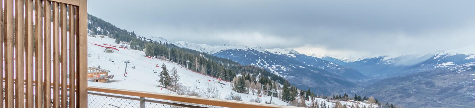 Urlaub in den Bergen 3-Zimmer-Appartment für 6 Personen (113) - Résidence le Ridge - Les Arcs - Terrasse