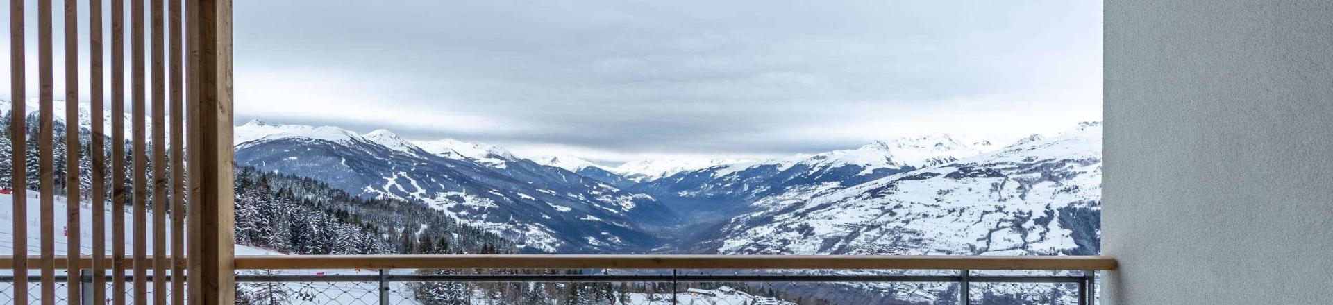 Urlaub in den Bergen 3-Zimmer-Appartment für 6 Personen (504) - Résidence le Ridge - Les Arcs - Balkon