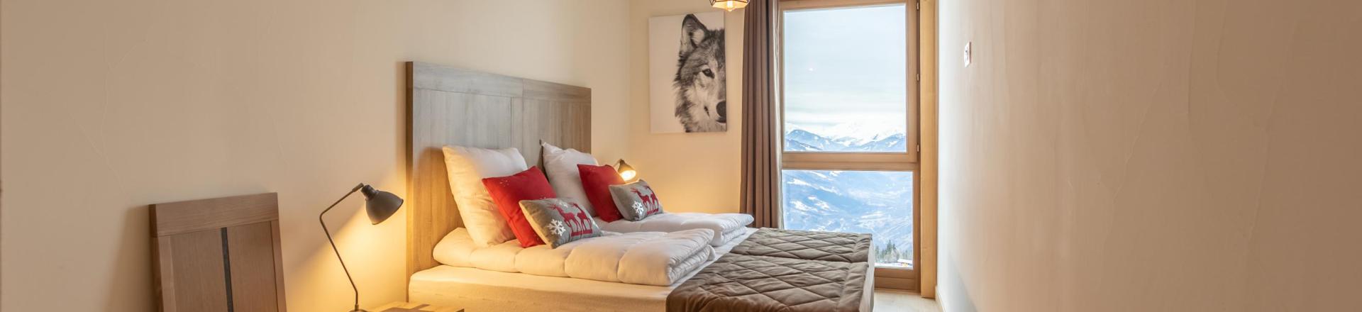 Urlaub in den Bergen 3-Zimmer-Appartment für 6 Personen (504) - Résidence le Ridge - Les Arcs - Schlafzimmer