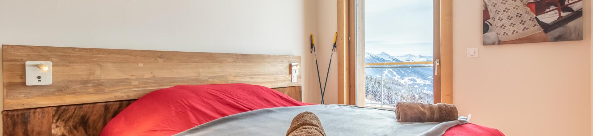 Urlaub in den Bergen 4-Zimmer-Appartment für 10 Personen (402) - Résidence le Ridge - Les Arcs - Schlafzimmer