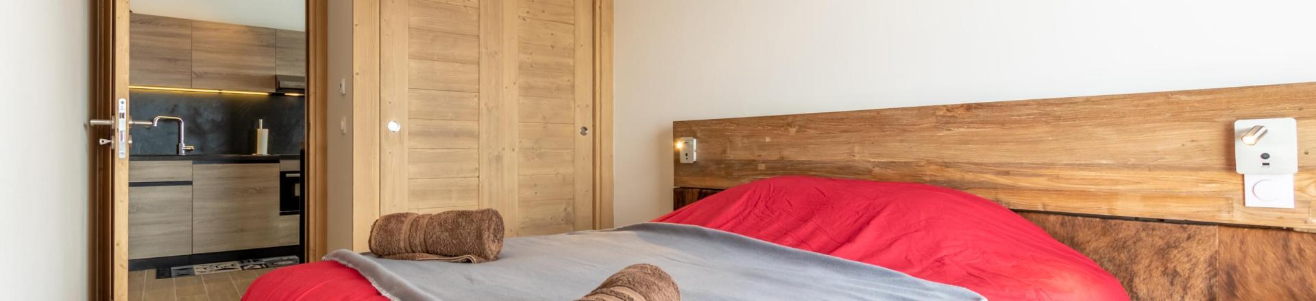 Urlaub in den Bergen 4-Zimmer-Appartment für 10 Personen (402) - Résidence le Ridge - Les Arcs - Schlafzimmer