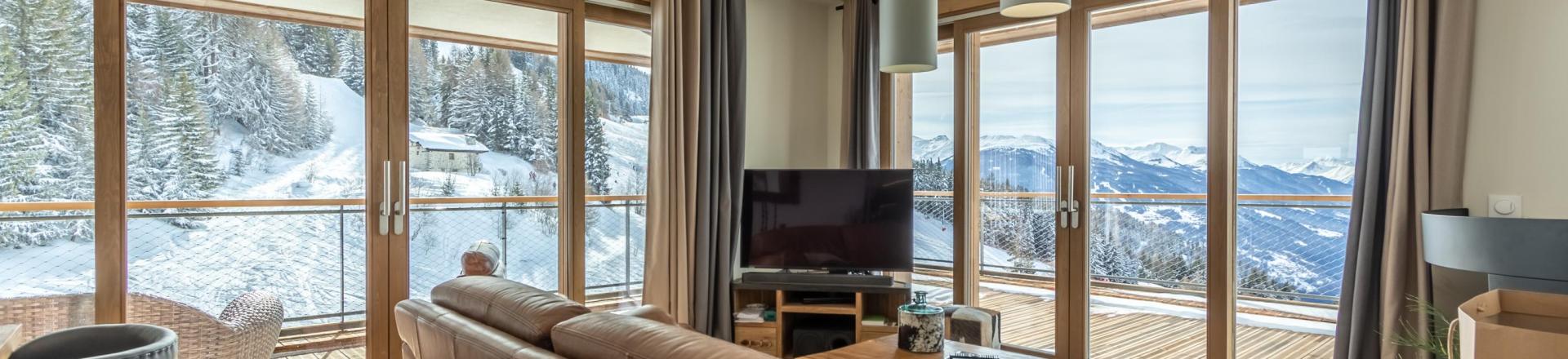 Urlaub in den Bergen 4-Zimmer-Appartment für 10 Personen (402) - Résidence le Ridge - Les Arcs - Wohnzimmer