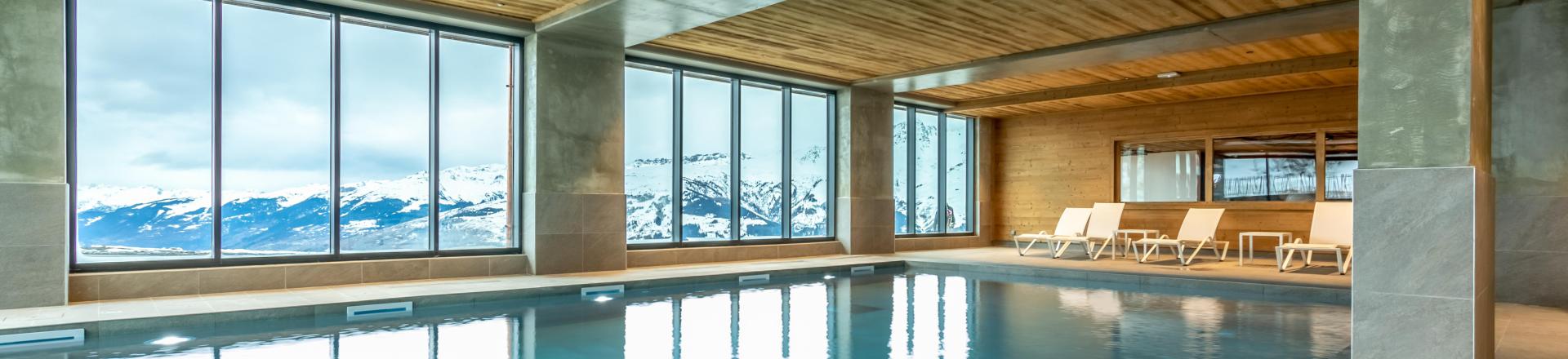 Vacances en montagne Appartement 3 pièces 8 personnes (303) - Résidence le Ridge - Les Arcs - Piscine