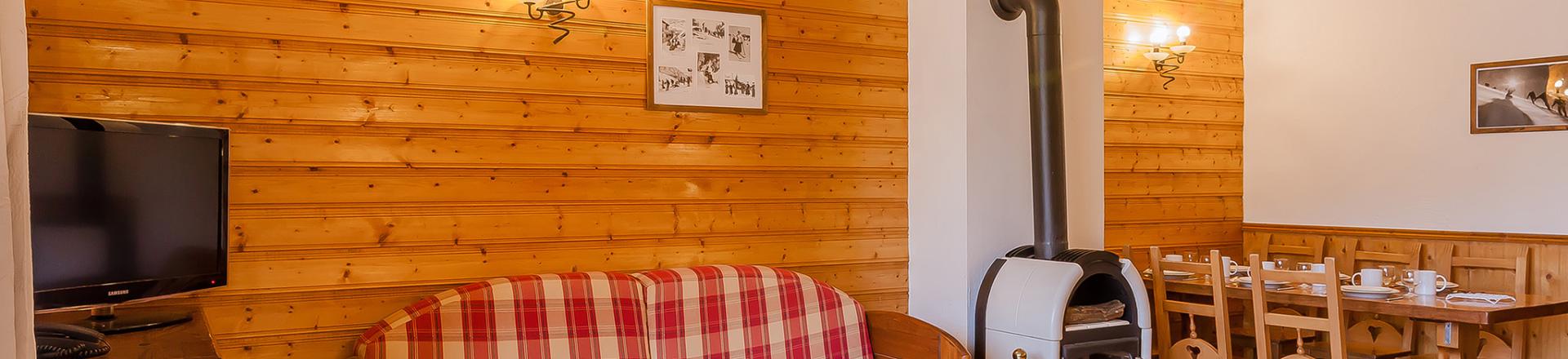 Vacaciones en montaña Résidence le Val Chavière - Val Thorens - Sofá-cama